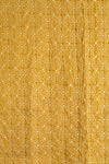 Mustard Yellow Block Print Cotton Quilt