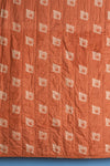 Terracotta Block Print Cotton Quilt (read description)