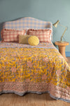Cecily Hand Block Print Cotton Quilt