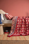 Valentine Hand Block Print Cotton Quilt