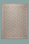 Amelia Hand Block Print Cotton Quilt