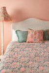 Amelia Hand Block Print Cotton Quilt