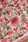 Ruby Meadow Reversible Floral Quilt