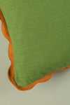 Fern Block Colour Cotton Cushion Cover