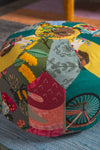 Patchwork Embroidery Pouffe