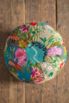 Patchwork Embroidery Pouffe