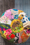 Patchwork Embroidery Pouffe