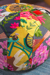 Patchwork Embroidery Pouffe