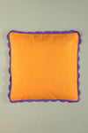 Papaya Block Colour Cotton Cushion Cover