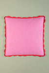 Berry Block Colour Cotton Cushion Cover
