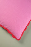 Berry Block Colour Cotton Cushion Cover