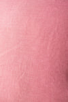 Pink Botanical Embroidered Cushion Cover
