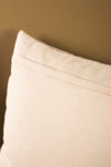 Pink & Cream Embroidered Floral Cushion Cover