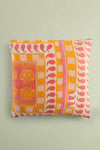 vintage kantha cushion