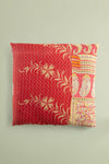 vintage kantha cushion