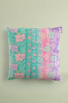 vintage kantha cushion