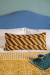 Staggered Stripe Embroidered Cushion Cover