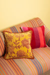Sylvan Floral Velvet Cushion Cover