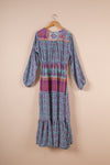 Recycled Silk Long Dress - Large - 02