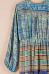Recycled Silk Long Dress - Large - 06