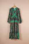 Recycled Silk Long Dress - Large - 09