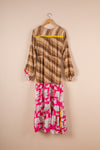 Recycled Silk Long Dress - Large - 10