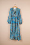 Recycled Silk Long Dress - Large - 11