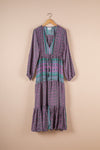 Recycled Silk Long Dress - Large - 14