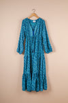 Recycled Silk Long Dress - Large - 20