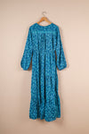 Recycled Silk Long Dress - Large - 20