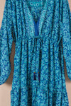 Recycled Silk Long Dress - Large - 20