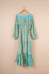 Recycled Silk Long Dress - Large - 26