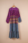 Recycled Silk Long Dress - Large - 27