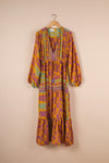 Recycled Silk Long Dress - Large - 32