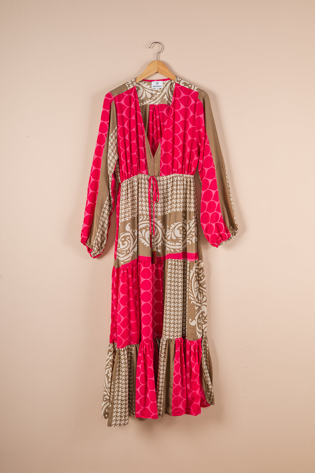 Recycled Silk Long Dress - Large - 33