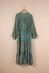 Recycled Silk Long Dress - Large - 34