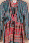 Recycled Silk Long Dress - Medium - 04