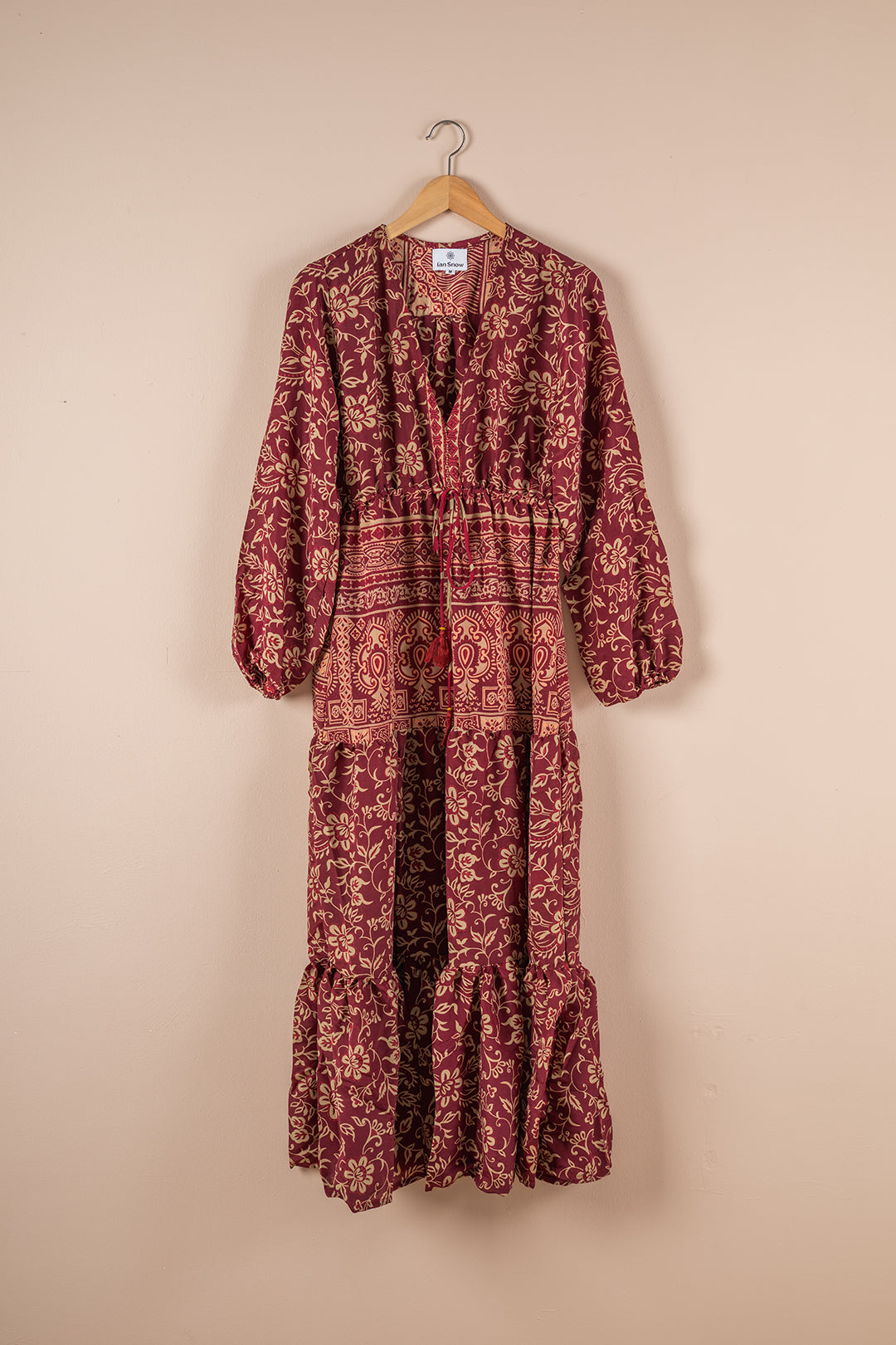 Recycled Silk Long Dress - Medium - 12