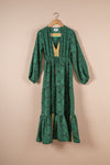 Recycled Silk Long Dress - Medium - 18