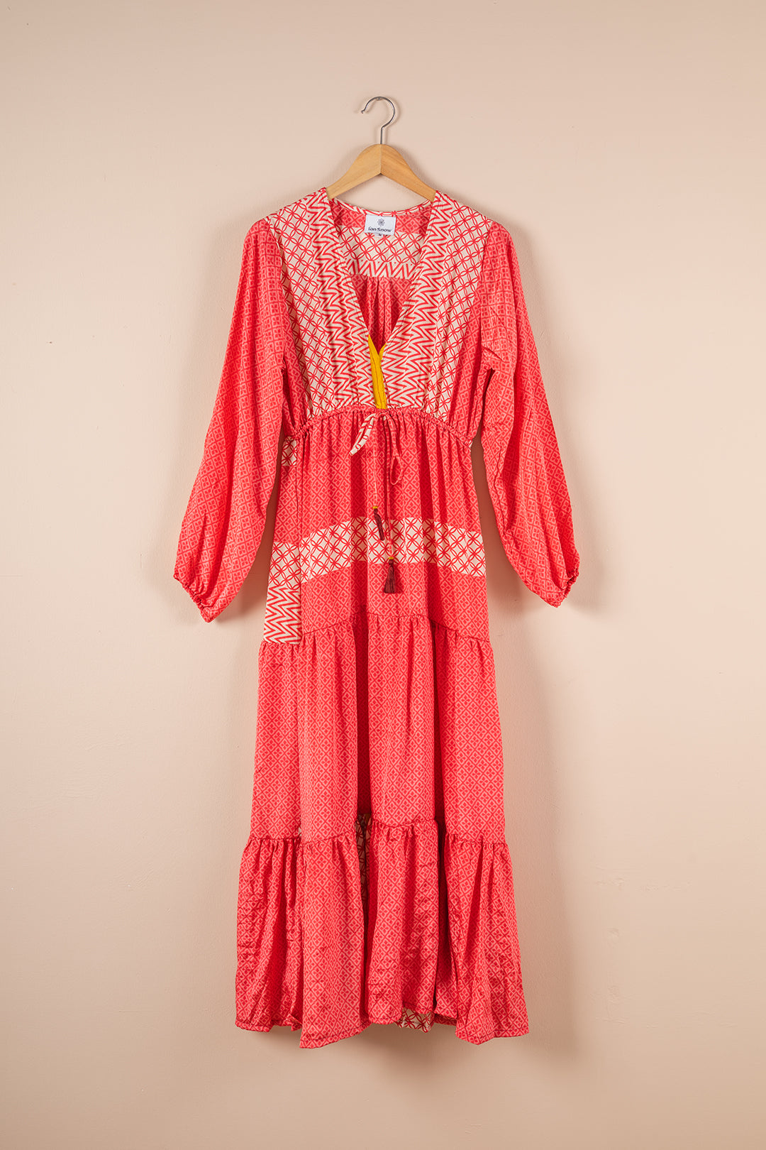 Recycled Silk Long Dress - Medium - 28