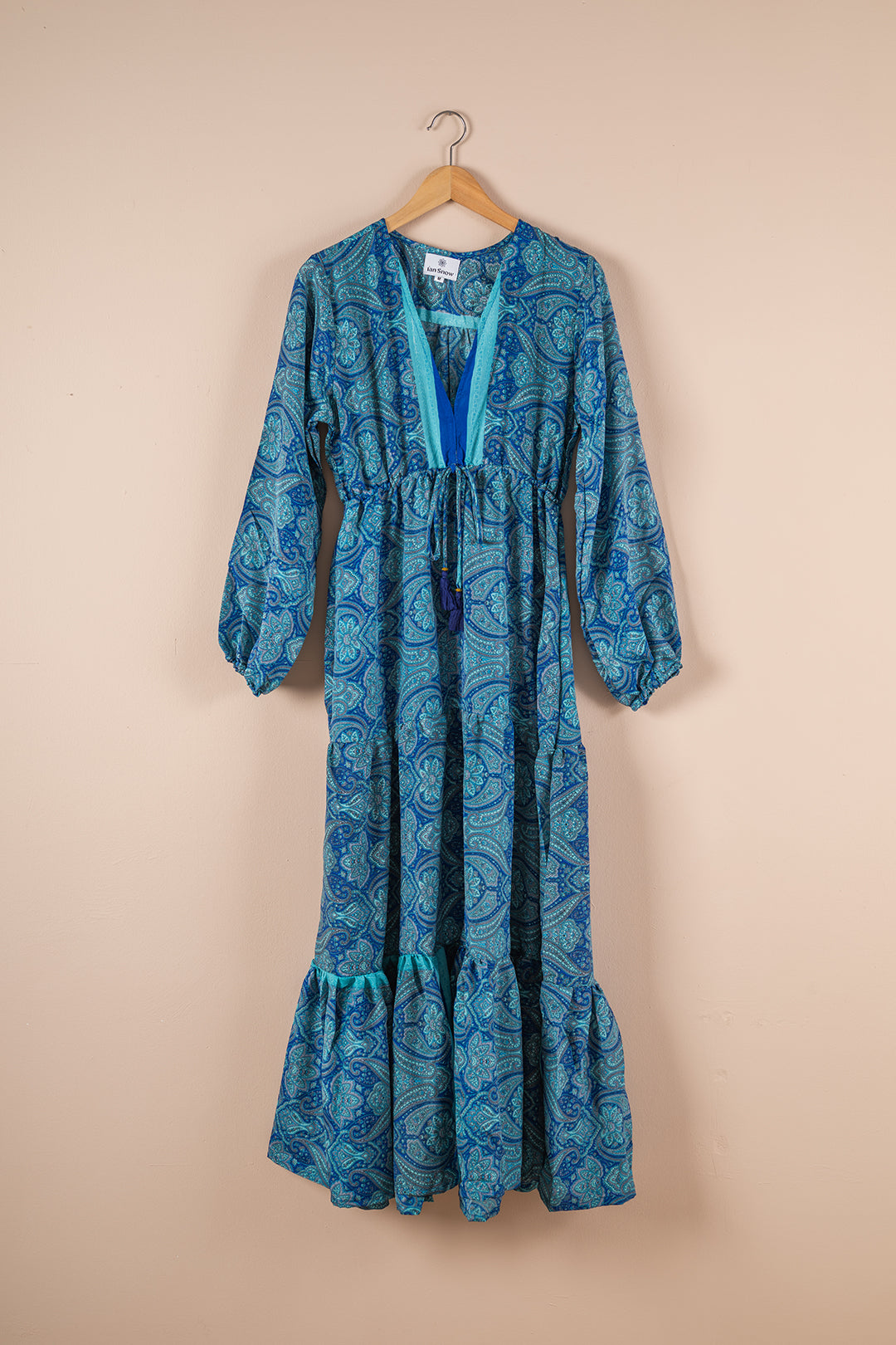 Recycled Silk Long Dress - Medium - 30