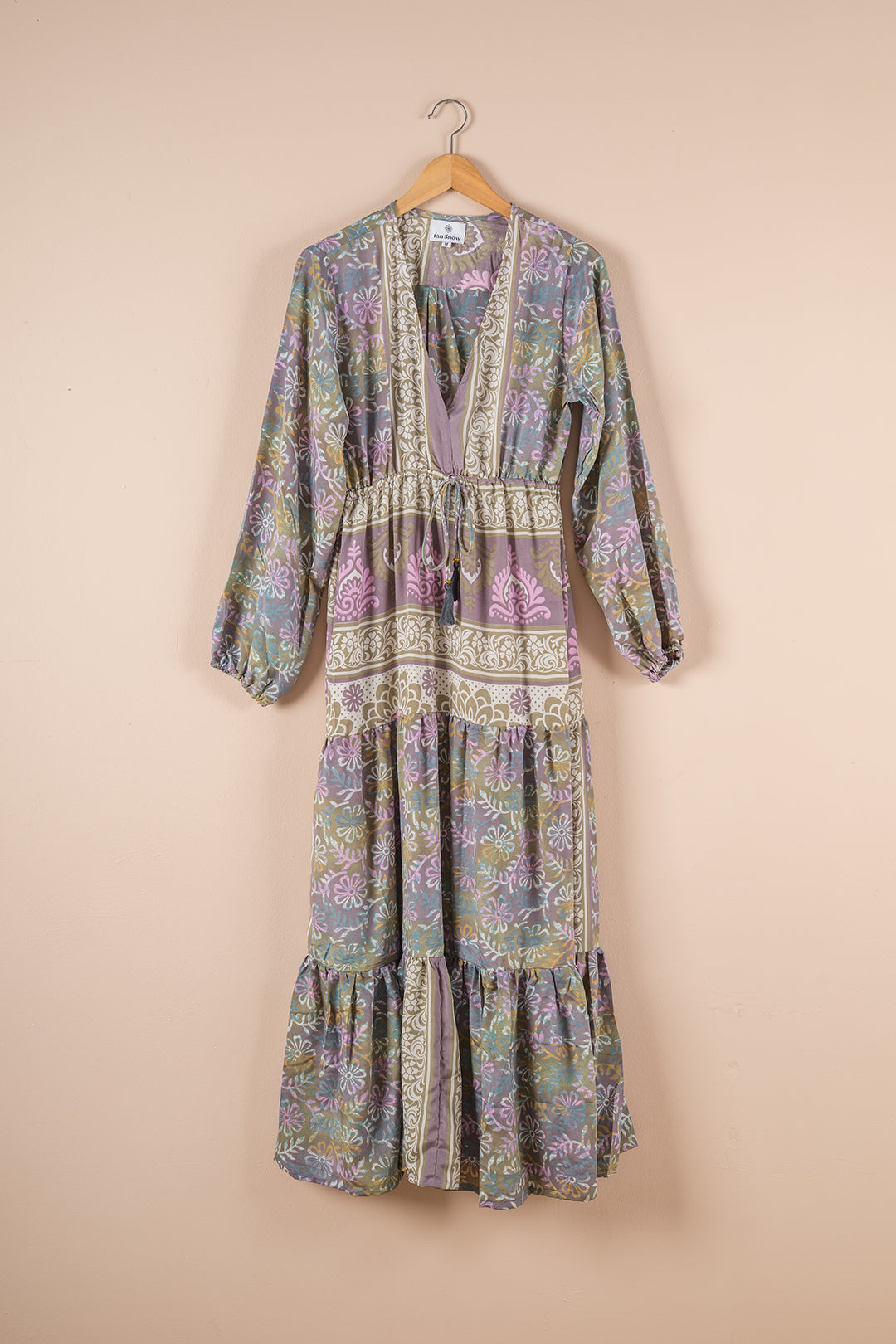 Recycled Silk Long Dress - Medium - 34