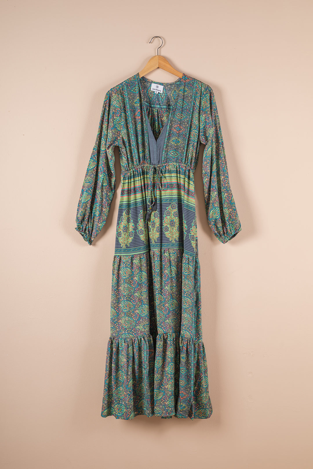 Recycled Silk Long Dress - Medium - 35