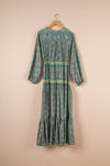 Recycled Silk Long Dress - Medium - 35
