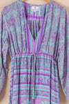 Recycled Silk Long Dress - Medium - 37