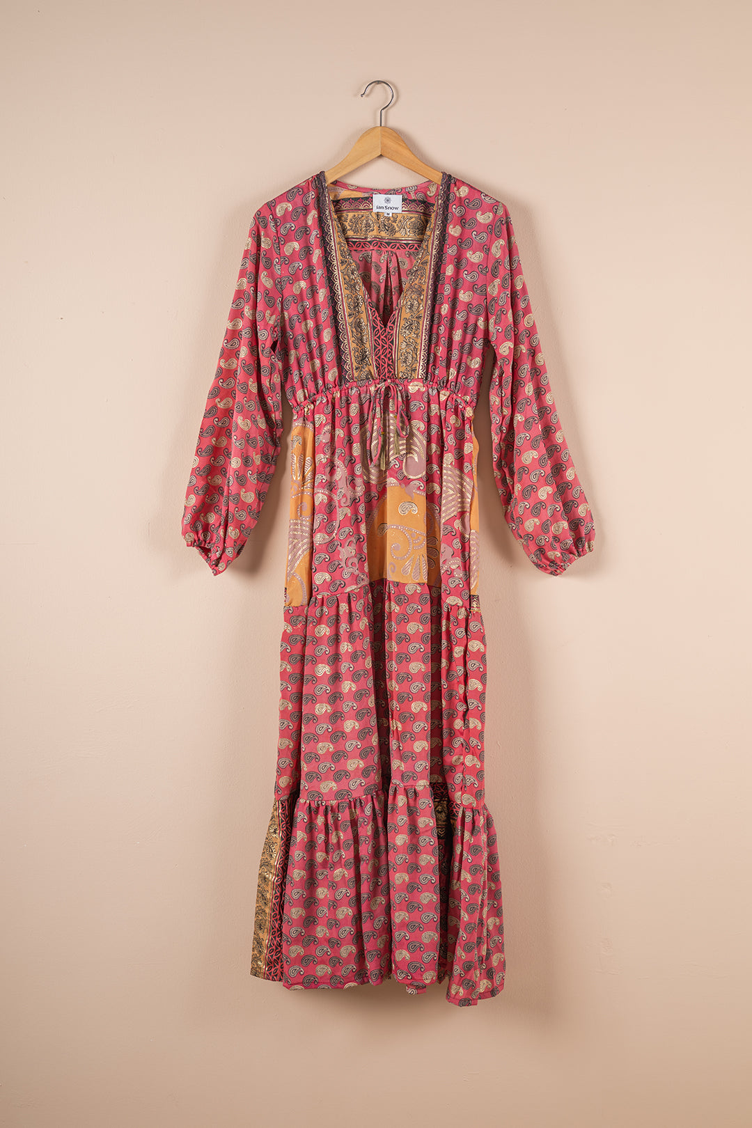 Recycled Silk Long Dress - Medium - 40