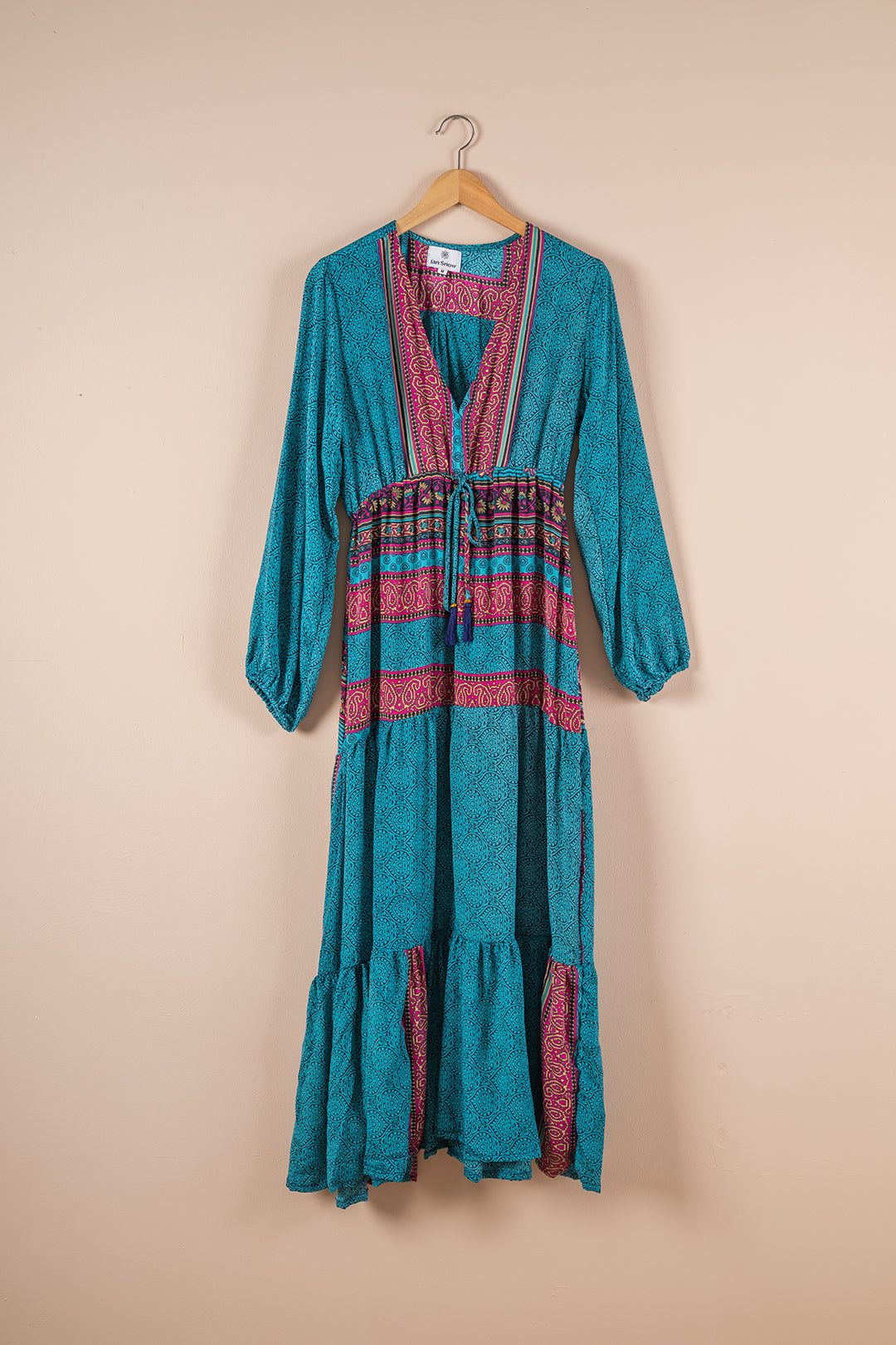 Recycled Silk Long Dress - Medium - 42