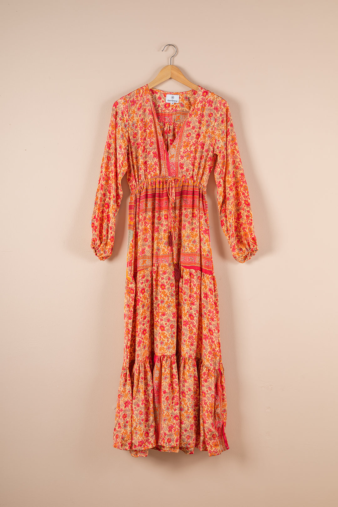 Recycled Silk Long Dress - Small - 03