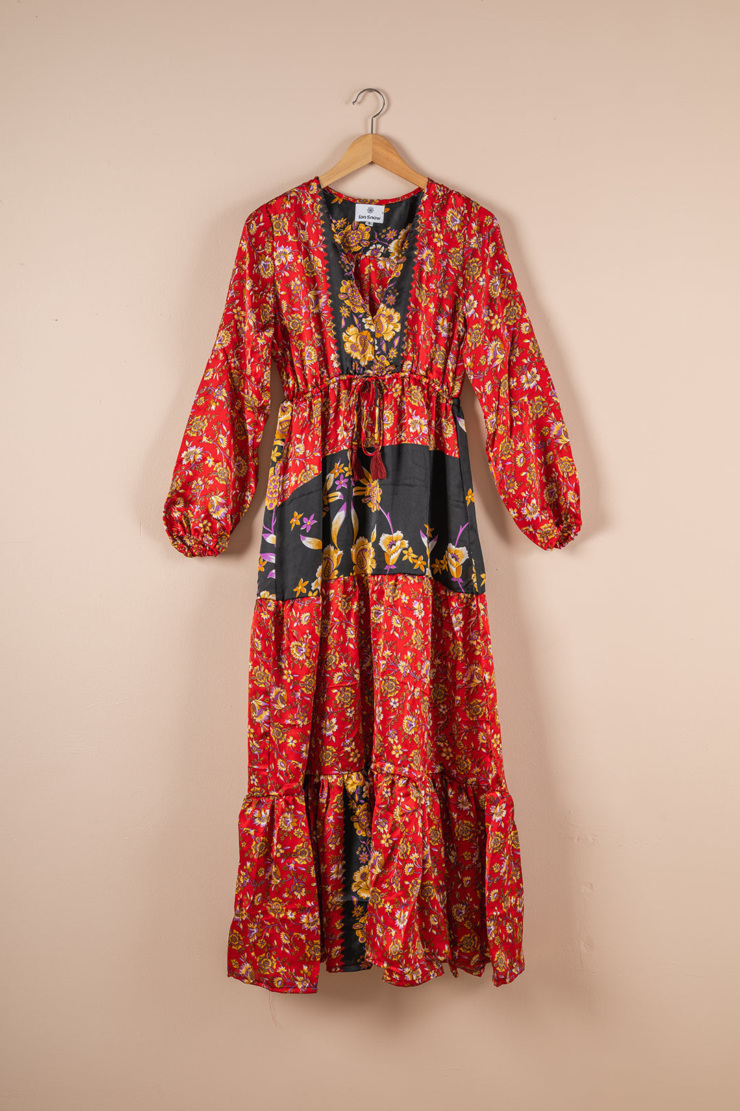 Recycled Silk Long Dress - Small - 06