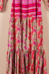 Recycled Silk Long Dress - Small - 09